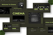 Cinema - Movie Google Slide, a Presentation Template by Deepslide Studio (Thumbnail 2 of 6)