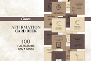 Witchy Affirmation Card Deck Set, a Design Template by Digital By Nikoleta (Thumbnail 1 of 9)