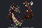 The Thirteenth Night Grimhollow Tale, a Seasonal Illustration by ThatsDesignArt (Thumbnail 4 of 17)