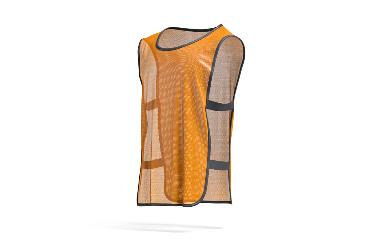 Orange Football Elastic Bib 3D Model, an Object 3D Model by rebrandy (Photo 4 of 9)