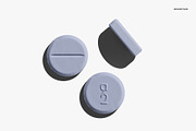 Pills and Bottle Mockup Set, a Packaging Mockup by Renderteam (Thumbnail 3 of 14)