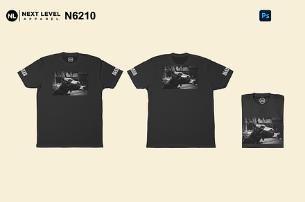 Tshirt Mockup Next Level 6210, a Shirt Mockup by Infinity Mockups