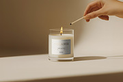 Transparent Candle Mockup Bundle, a Packaging Mockup by Wildfield Studio (Thumbnail 16 of 17)