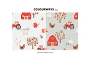 Apple harvest seamless pattern farm, a Pattern Graphic by Milatoo (Thumbnail 3 of 4)