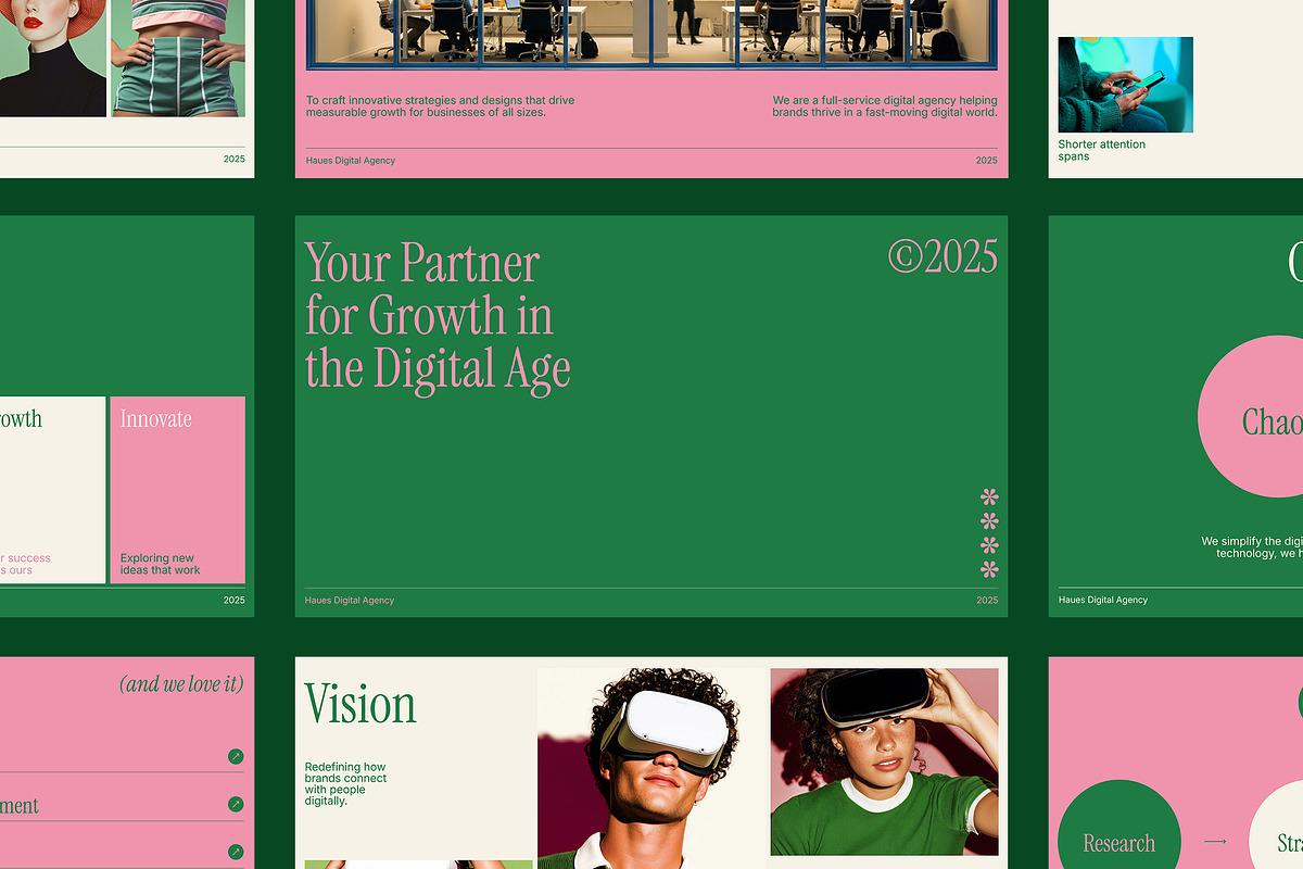 Digital Agency Pitch Deck Template, a Presentation Template by Supanium Studio (Photo 1 of 4)