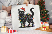 Cute Funny Cat Christmas PNG, an Illustration by CraftArtStudio (Thumbnail 4 of 4)