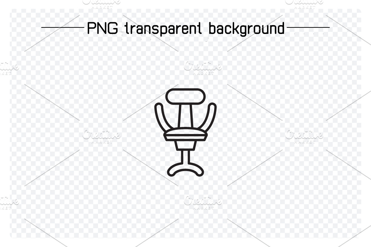 Chair Icons Line Illustration, an Outline Icon by Designfour (Photo 6 of 7)