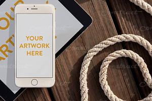 Nautical Dock Ropes iPhone & iPad
