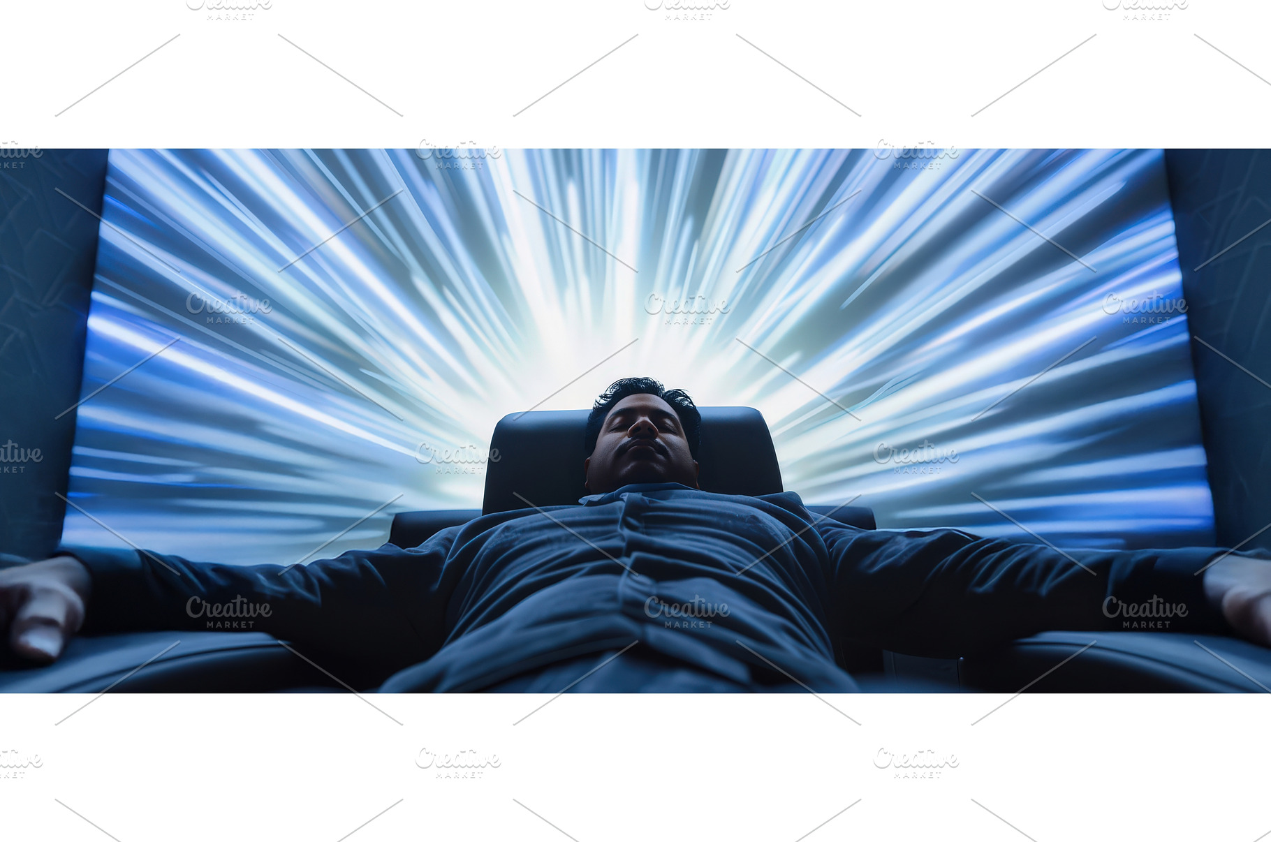 Man experiencing immersive virtual, a Technology Photo by piter.goskov