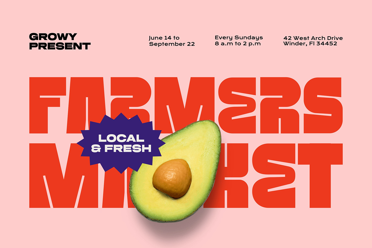Morse Cyeon - Bold Display Font, a Sans Serif Font by Imoodev (Photo 3 of 7)