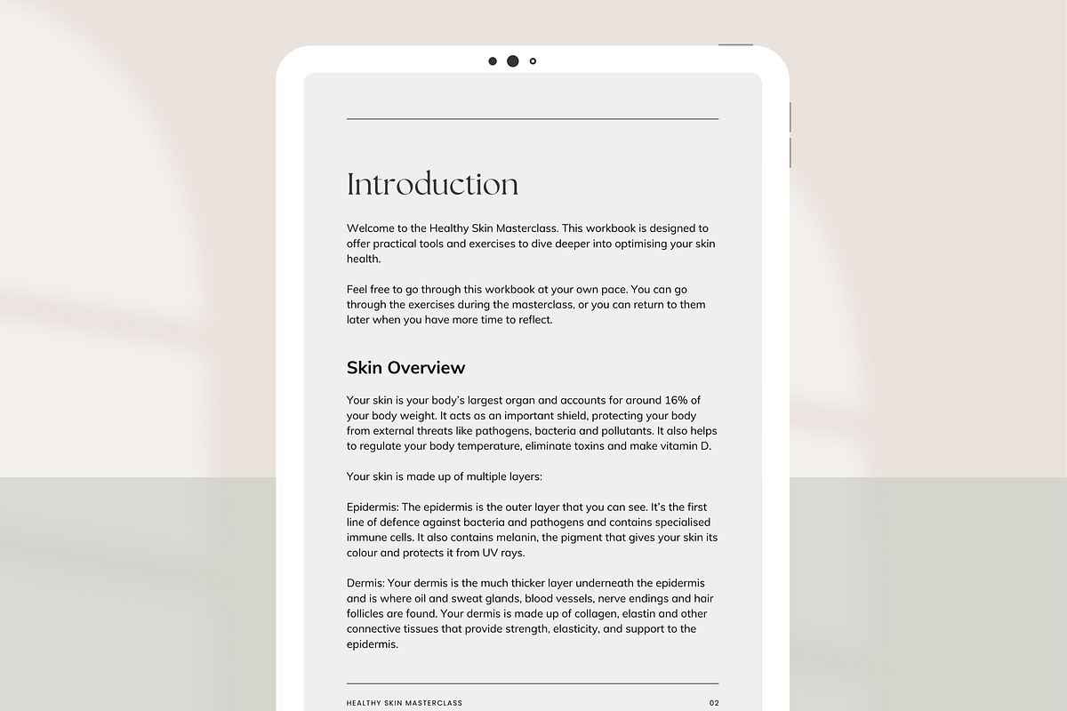 DFY Holistic Skin Webinar Canva, a Presentation Template by Naturopath Hub (Photo 8 of 9)