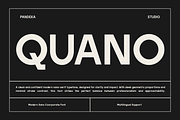 Quano - Modern Corporate Sans, a Sans Serif Font by Pandeka Studio (Thumbnail 1 of 9)