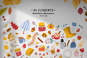 Autumn hand drawn clip arts, a Food Illustration by Fave Brush (Thumbnail 2 of 8)