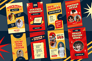 Red Vintage Fashion Sale Instagram, a Social Media Template by Aiyari Graphic (Thumbnail 5 of 5)