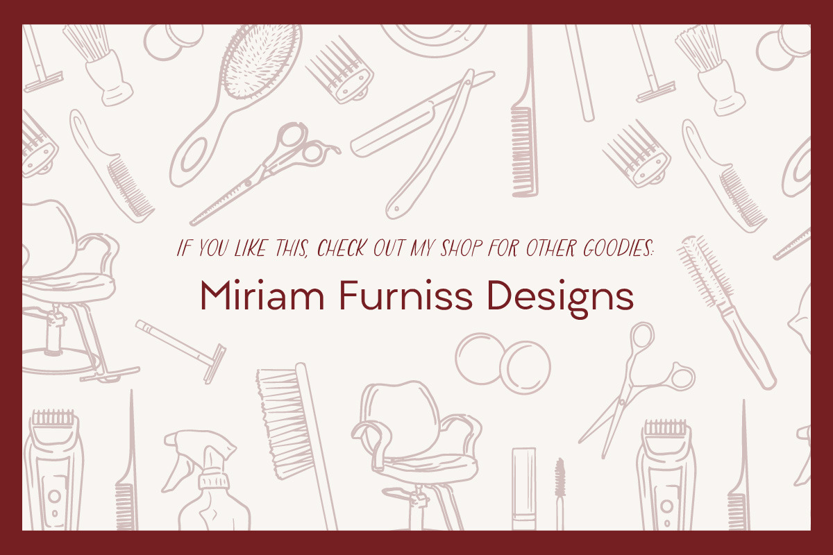 Salon & Barbershop Illustrations, a Work Illustration by Miriam Furniss Designs (Photo 13 of 13)