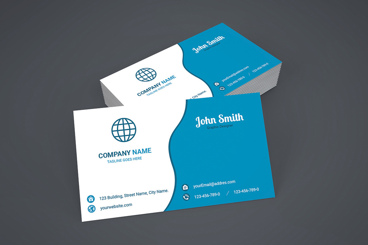 Corporate Business Card, a Business Card Template by Design Master (Photo 3 of 5)