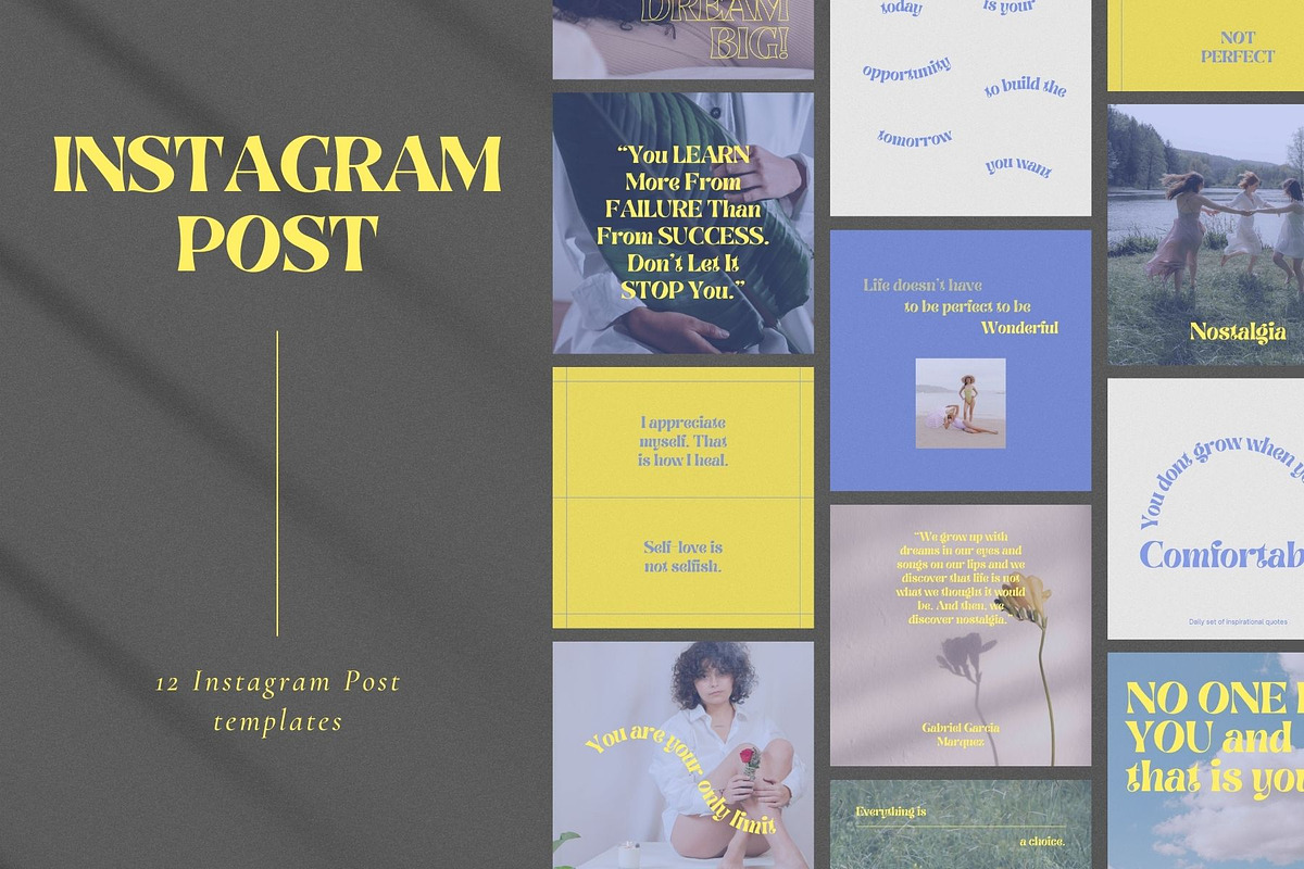 Instagram Inspirational Quotes CANVA, a Social Media Template by Lyrata Studio (Photo 8 of 14)