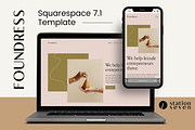 Squarespace 7.1 Template - Foundress, a Websites & App Template by Station Seven (Thumbnail 1 of 4)