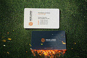 parquet business card, a Business Card Template by Indigo Graphic Shop (Thumbnail 4 of 8)