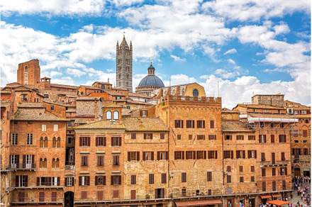 Siena at summer day, italy, an Architecture Photo by sborisov