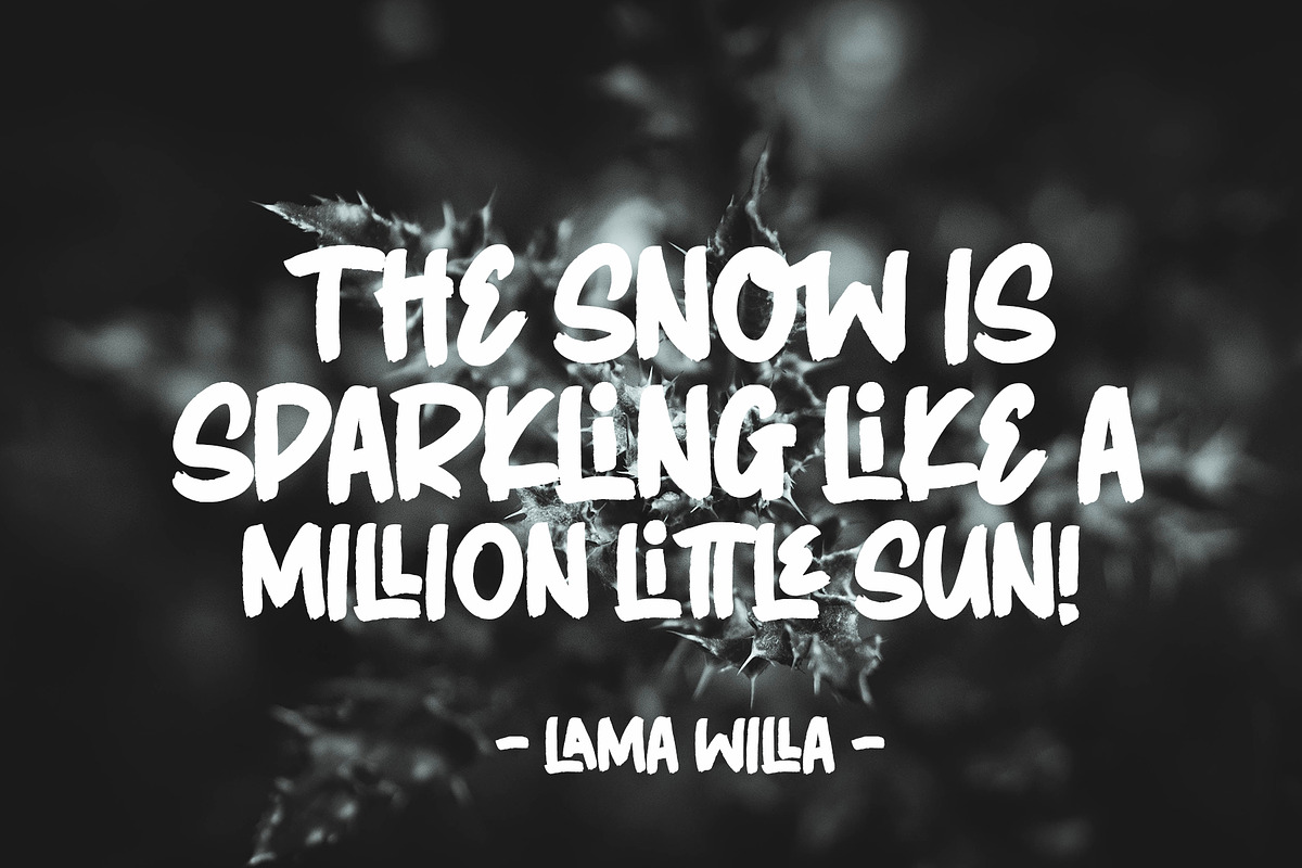 FIRSTBORN // BRUSH TYPEFACE preview 4
