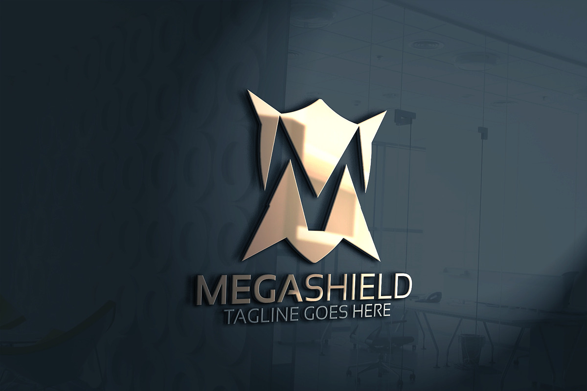 Mega Shield Logo, a Branding & Logo Template by Josuf Media
