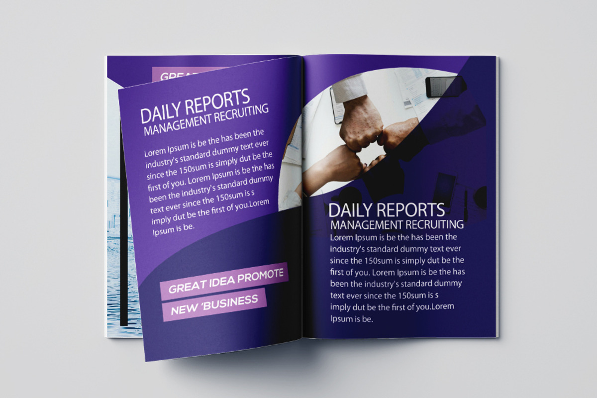 Business Annual Report 16 Pages, a Brochure Template by Psd Templates (Photo 8 of 9)