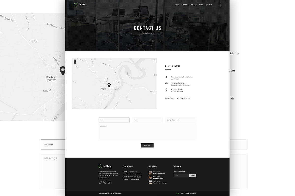 Architecture PSD Template, a Templates & Theme by fusionlab (Photo 7 of 7)