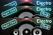 Electro Party Flyer + Facebook Cover, a Flyer Template by CREATIVE DUDE (Thumbnail 5 of 5)
