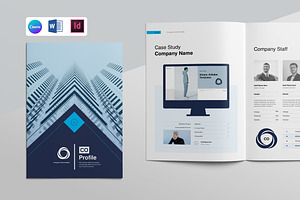 Company Profile | CANVA, a Brochure Template by KreateTribe