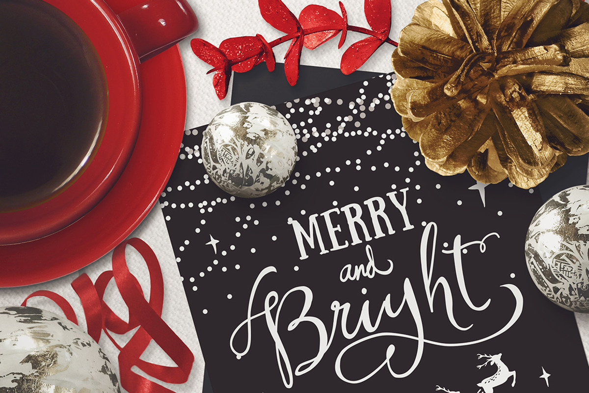 Sweet Holidays Scene Creator!, a Product Mockup by Pink Coffie (Photo 4 of 5)