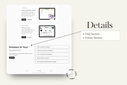 Minimalist Framer Websites / Notion, a Websites & App Template by DaisyStudio (Thumbnail 6 of 9)