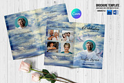 Heaven Sky Funeral Program Template, a Brochure Template by retrographix (Thumbnail 1 of 5)
