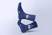 Crew Socks Mockup, a Product Mockup by MockupCraft (Thumbnail 5 of 7)