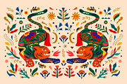 BEST CHRISTMAS BUNDLE 16 PRODUCTS, an Animal Illustration by MoleskoStudio (Thumbnail 11 of 56)