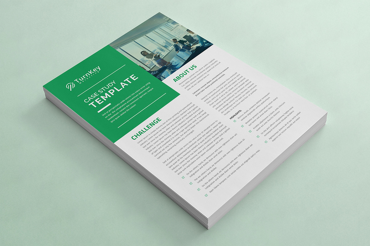 Case Study, a Brochure Template by DesignDevisers (Photo 5 of 10)