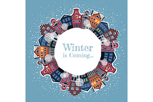 Winter Activities Vector Set