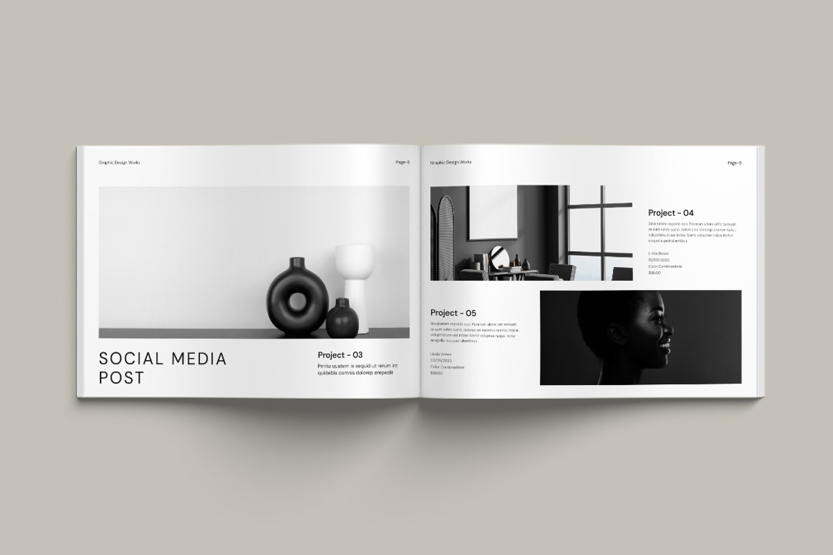 Designer Portfolio Landscape, a Brochure Template by Pixelpick (Photo 5 of 9)