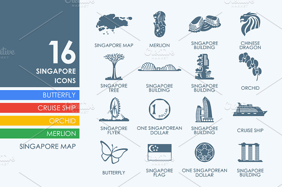 16 Singapore Icons