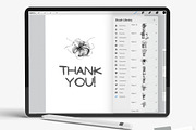Procreate Brushes 27 Indoor plants, a Brush Add-On by Greek fonts by nantia.co (Thumbnail 5 of 5)