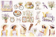 Spring Is Here. Purple Edition., a Seasonal Illustration by PeDe Designs (Thumbnail 3 of 14)