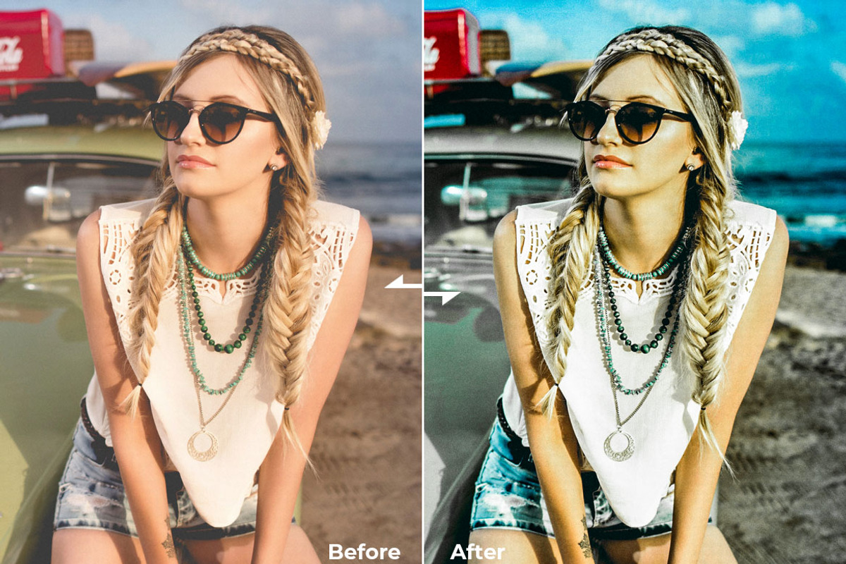 Cute Aqua Light - Preset and Action, an Action Add-On by Modaldesain (Photo 2 of 4)