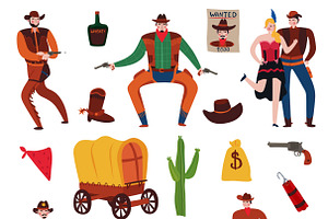 Wild West Cowboy Set