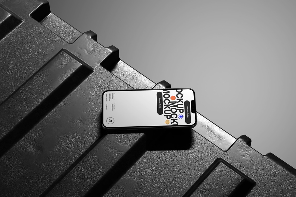 Modern iPhone Mockup PSD Template, an iPhone Mockup by East Gallery (Photo 3 of 11)