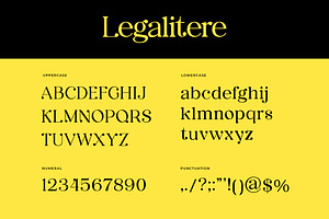 Legalitere Serif Font