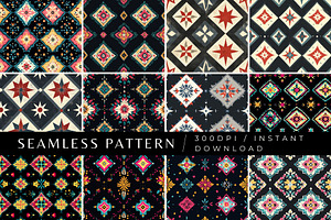 12 Folklore Night Tapestry Patterns