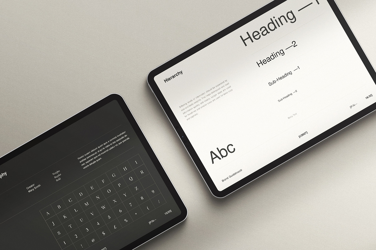 Brand Guidelines Design Template, a Brochure Template by Studio Monova (Photo 11 of 19)