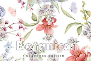 Watercolor flowers botanical bundle, a Decorative Illustration by Edith’s World (Thumbnail 5 of 15)