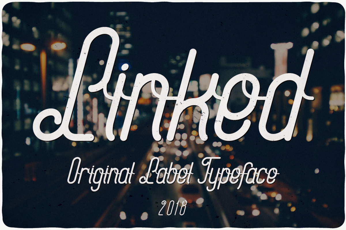 Linked Label Typeface