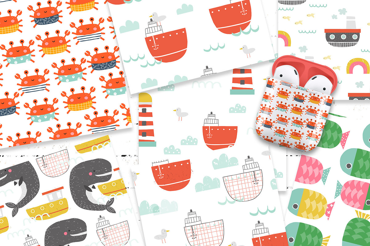 My sea adventures, an Animal Illustration by Viktoria Siarova (Photo 3 of 7)
